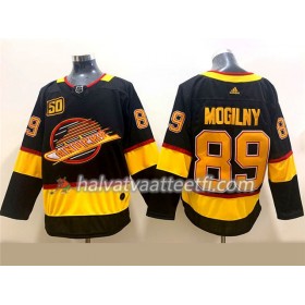 Miesten NHL Vancouver Canucks Pelipaita Alexander Mogilny 89 Flying Skate 50th Anniversary Adidas 2019-20 Musta Authentic